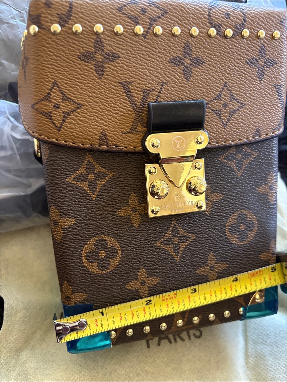 Louis Vuitton Brown Monogram Mini Trunk Bag - Picture 8 of 8